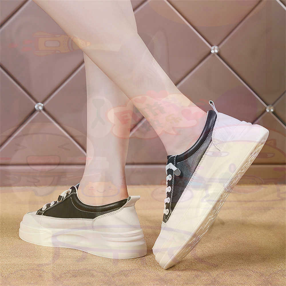 Travel Accessories For Women Gift Ideas - Bağcıklı Tıknaz Loafer'lar Kadın Kaykay Spor