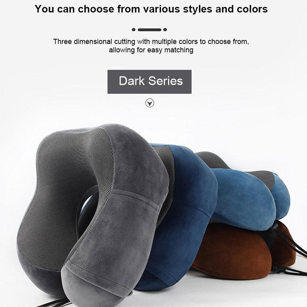 Travel Pillow Inflatable - U Şeklinde Yavaş Geri Dönüşlü Boyun