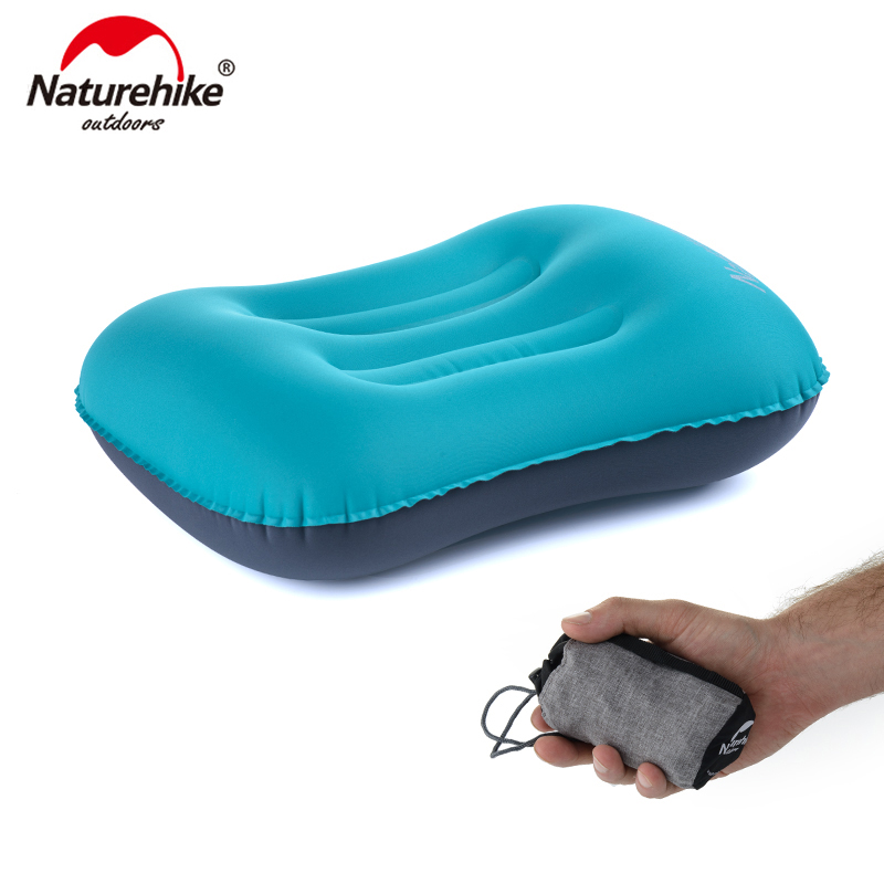Travel Pillow Inflatable - Naturehike Taşınabilir TPU Poliester Şişme Kamp