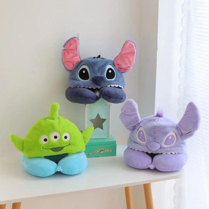 Travel Pillow Inflatable - Disney Sevimli Dikişli Uzaylı U Şeklinde