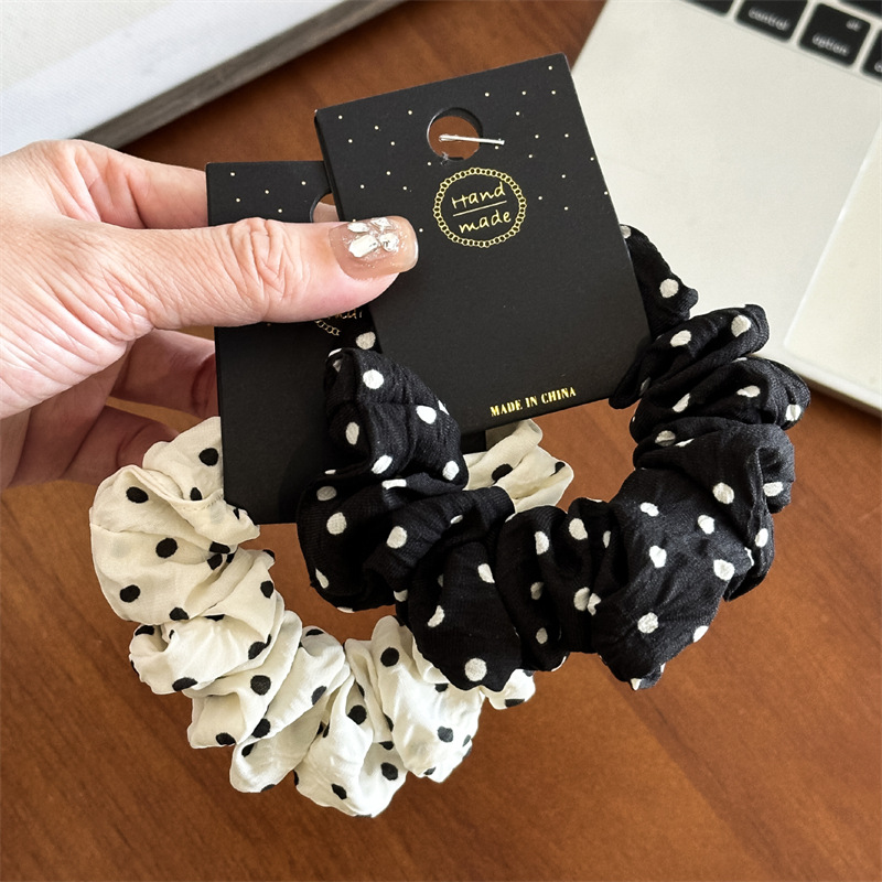 Travel Accessories Girls - 11cm/14cm nokta kumaş Scrunchies kadın kızlar