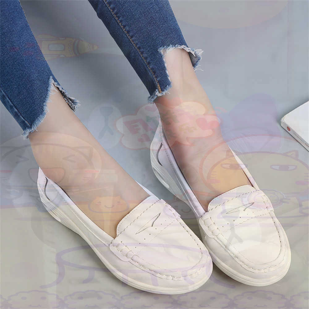 Travel Accessories For Women Gift Ideas - Yumuşak Slip-on Bayan Büyük Boy Ayakkabı