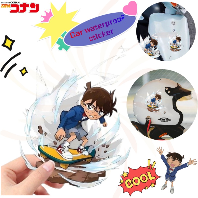 Sticker Luggage Decorative - Dedektif Conan Karikatür Kaykay Çıkartmaları, Araba
