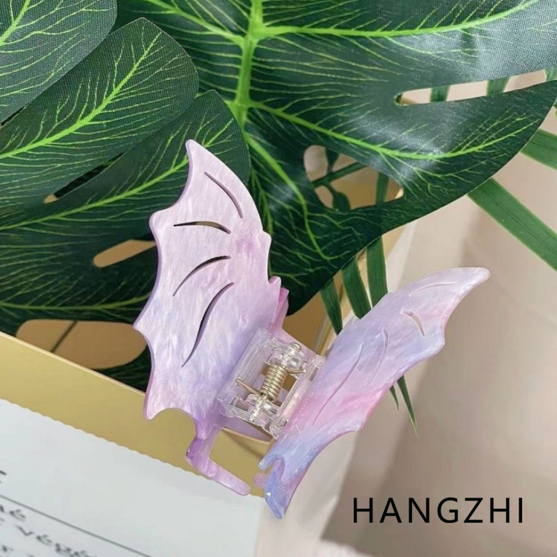 Travel Accessories Girls - HANGZHI mor ince Glitter yarasa saç