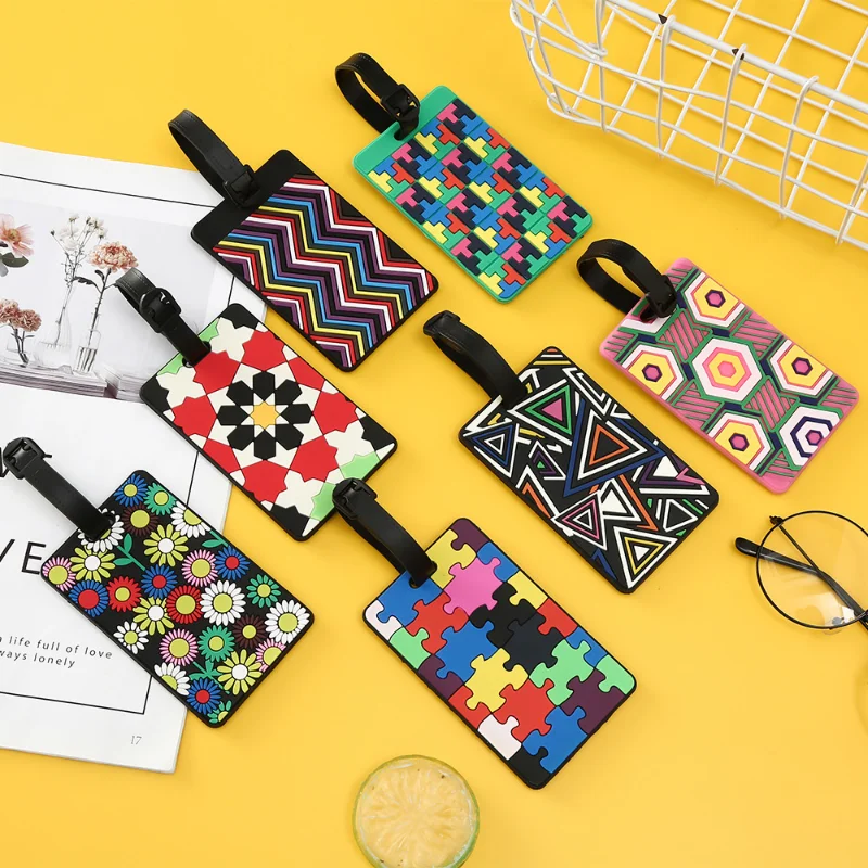 Travel Accessories Designer - 1 adet yeni bavul renkli desen