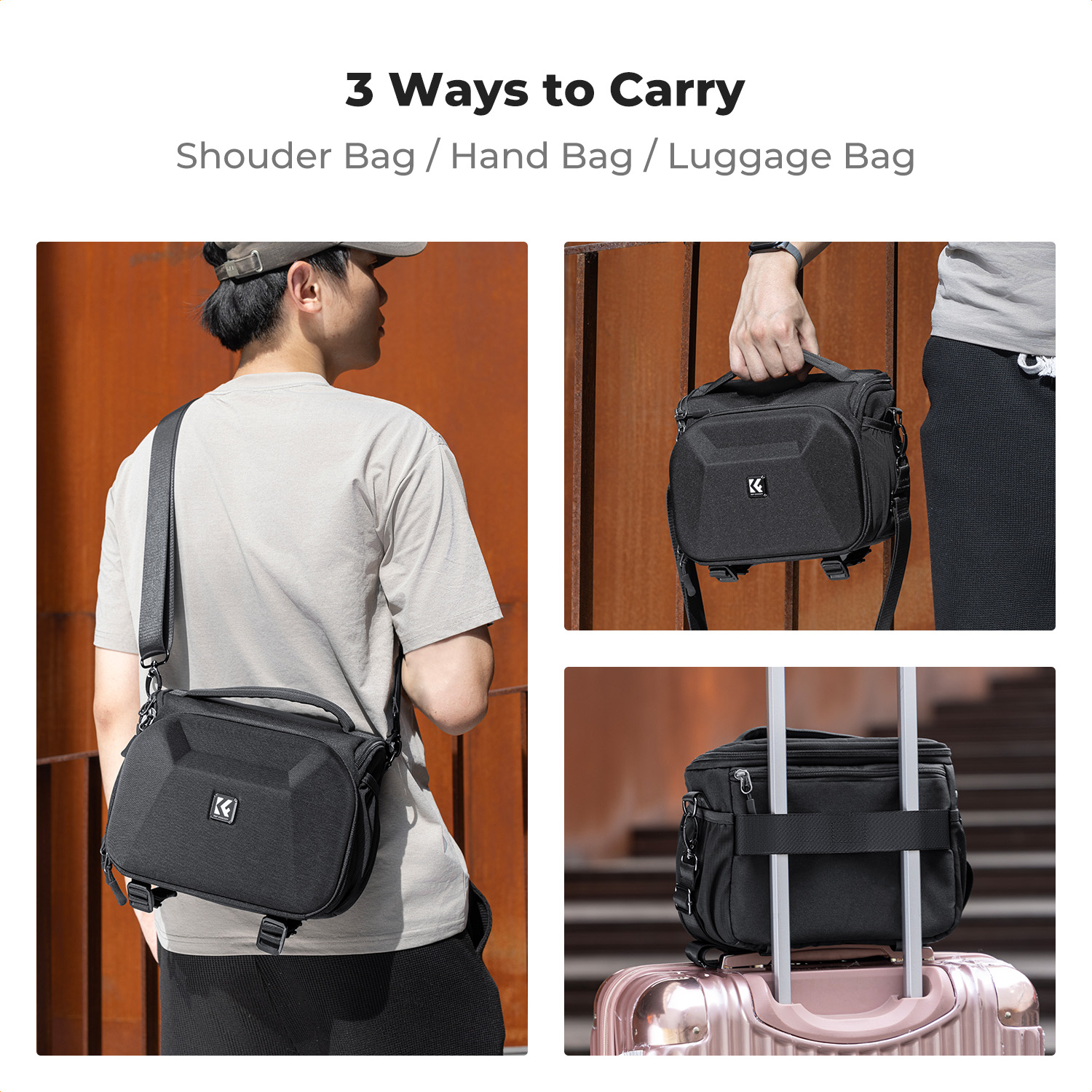 K&F CONCEPT Hafif Sağlam Kamer - Camera Bag Travel incelemesi ve fiyatı
