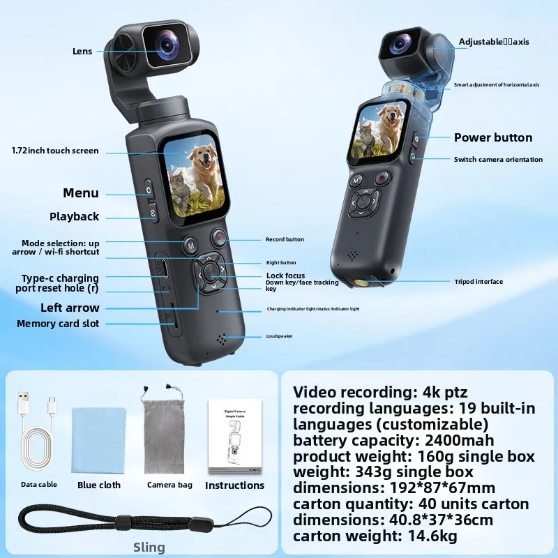 Elde Taşınabilir Cep Dijital K - Travel Vlog Accessories incelemesi ve fiyatı