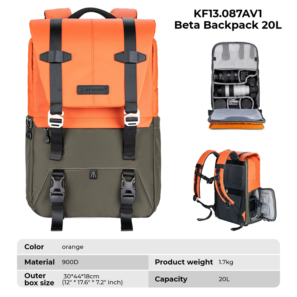 K&F CONCEPT Kamera Sırt Çantas - Camera Bag Travel incelemesi ve fiyatı
