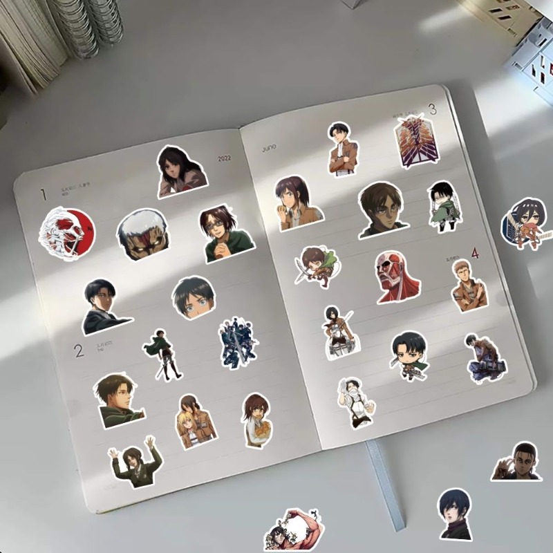 60 adet Titan Anime çıkartmala - Sticker Luggage Decorative incelemesi ve fiyatı