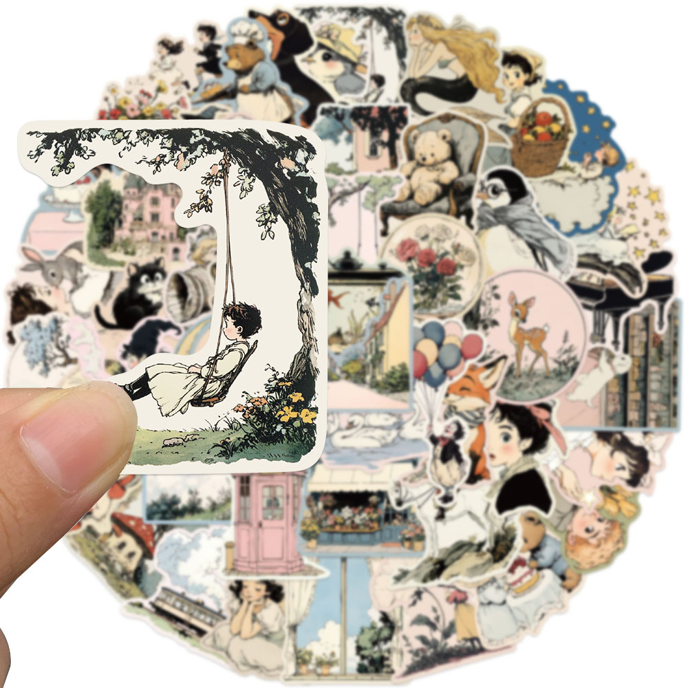 50 adet Komik Dünya Etiket Kar - Sticker Luggage Decorative incelemesi ve fiyatı