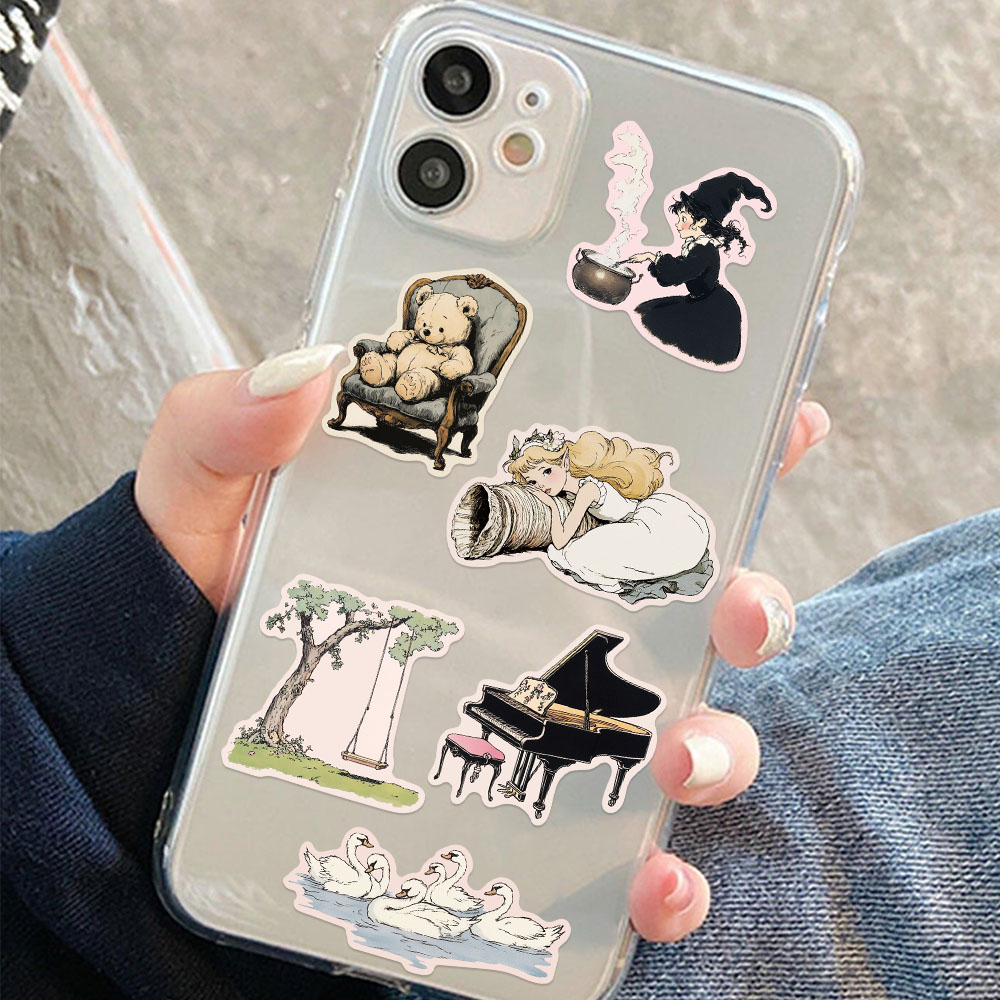 50 adet Komik Dünya Etiket Kar - Sticker Luggage Decorative incelemesi ve fiyatı