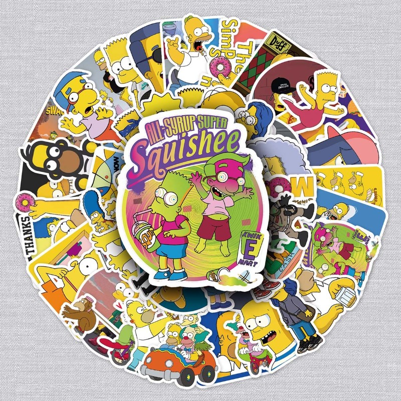 Yeni Yaratıcı Simpson Çıkartma - Sticker Luggage Decorative incelemesi ve fiyatı
