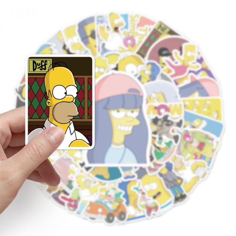 Yeni Yaratıcı Simpson Çıkartma - Sticker Luggage Decorative incelemesi ve fiyatı