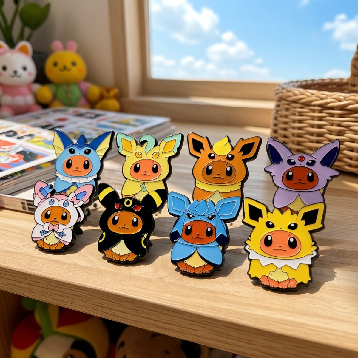 Kawaii Pokemon Anime Eevee Cos - Travel Accessories In Japan incelemesi ve fiyatı