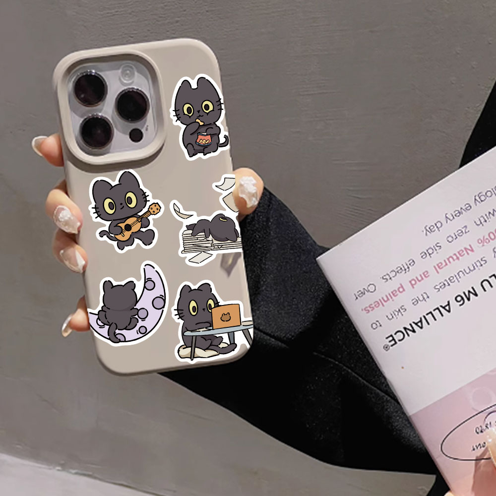 50 adet Yaramaz Kedi Etiket Ko - Sticker Luggage Decorative incelemesi ve fiyatı