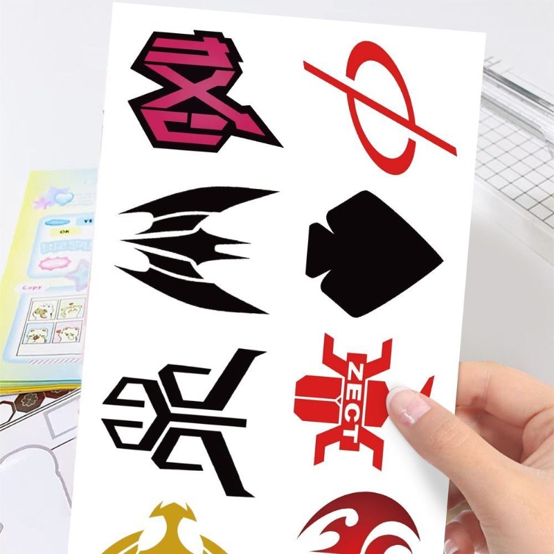 60 sayfa Kamen Rider Logo Çıka - Sticker Luggage Decorative incelemesi ve fiyatı