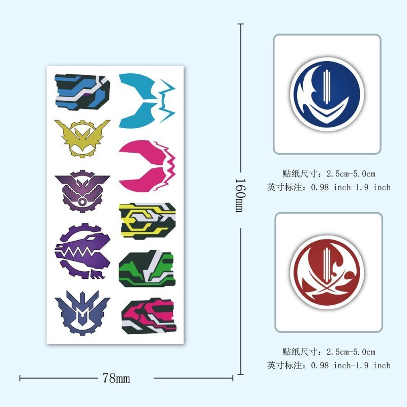 60 sayfa Kamen Rider Logo Çıka - Sticker Luggage Decorative incelemesi ve fiyatı